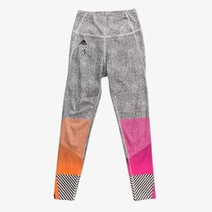 Adidas Peloton Leggings Womens XS Extra Small Multi 7/8 Length Heat.RDY Athletic